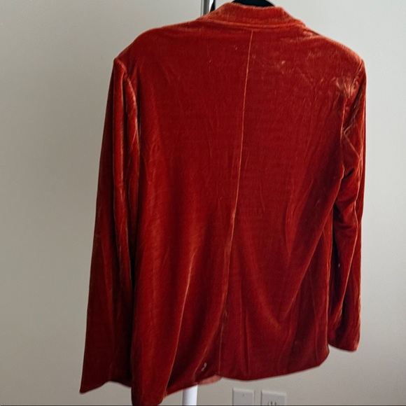 Entro Velvet Burnt Orange Blazer - Picture 2 of 2